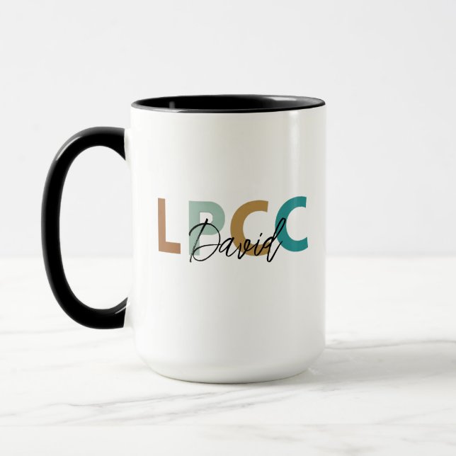 Therapist Credentials Mug Gift for Therapist Gradu (Left)