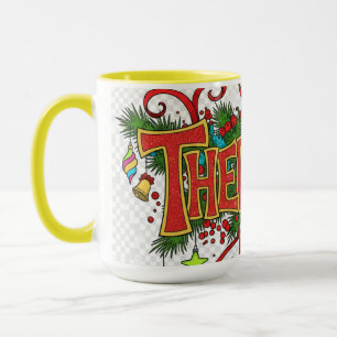 Therapist- Cute Festive Professionals Mug 
