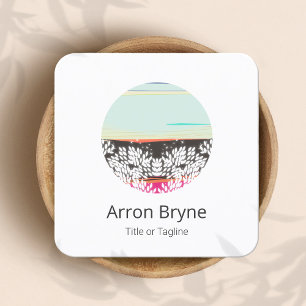 Therapist Health & Wellness Horizon Square Business Card