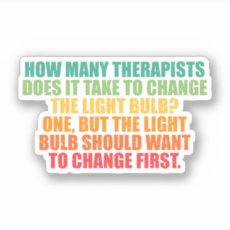 Therapist Light Bulb Joke