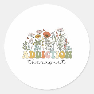 Therapist Mental Health Therapy Behavioural 1 Classic Round Sticker