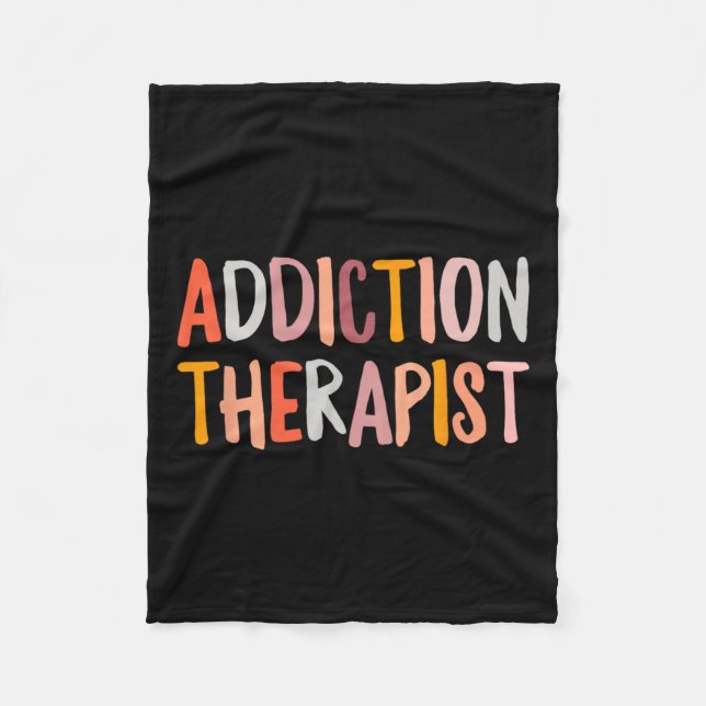 Therapist Mental Health Therapy Behavioural  Fleece Blanket (Front)