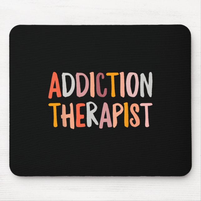 Therapist Mental Health Therapy Behavioural  Mouse Mat (Front)