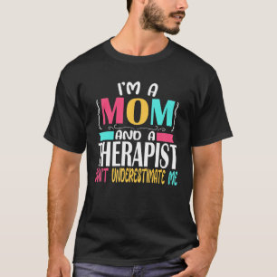 Therapist Mom Psychologist Social Worker Counselor T-Shirt