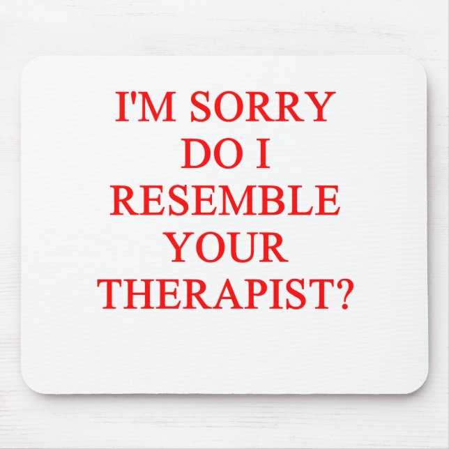 THERAPIST MOUSE MAT (Front)