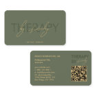 Therapist Physiotherapist Elegant Sage Green