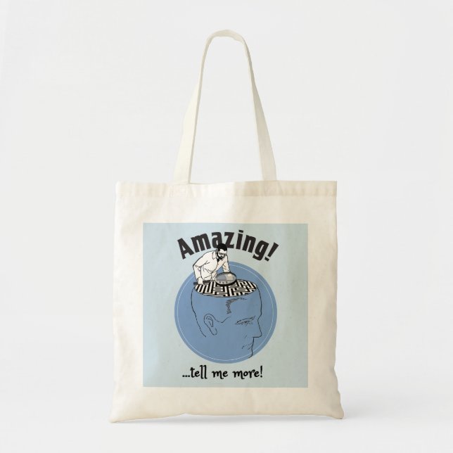 Therapist, Psychologist tote bag. A friend listens (Front)