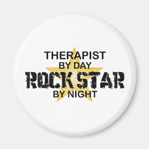 Therapist Rock Star by Night Magnet