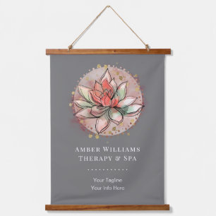 Therapist Spa Succulent Healing Yoga Clinic Salon Hanging Tapestry