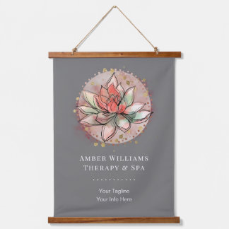 Therapist Spa Succulent Healing Yoga Clinic Salon Hanging Tapestry