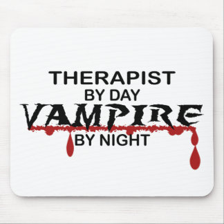 Therapist Vampire by Night Mouse Mat