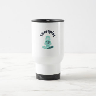 Therapist Yoga Pose Tumbler Travel Mug