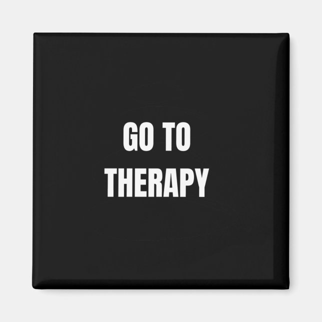 Therapy A Journey To Healing  Magnet (Front)