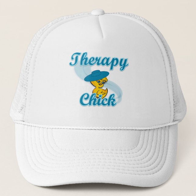 Therapy Chick #3 Trucker Hat (Front)