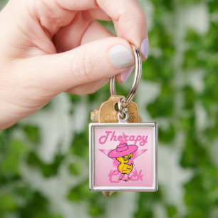 Therapy Chick #8 Key Ring