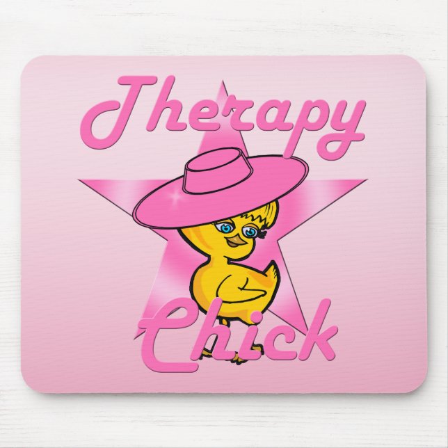 Therapy Chick #8 Mouse Mat (Front)
