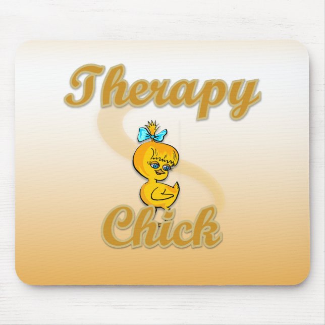 Therapy Chick Mouse Mat (Front)