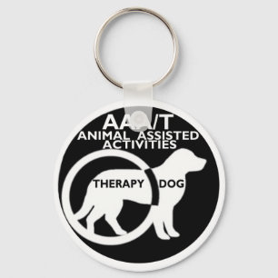 THERAPY DOG ANIMAL ASSISTED ACTIVITIES KEY RING
