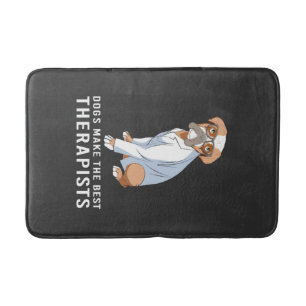Therapy Dog Psychology Therapist Bath Mat