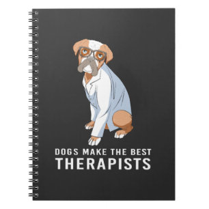 Therapy Dog Psychology Therapist Notebook