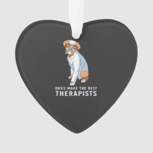 Therapy Dog Psychology Therapist Ornament