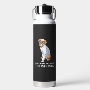 Therapy Dog Psychology Therapist Water Bottle