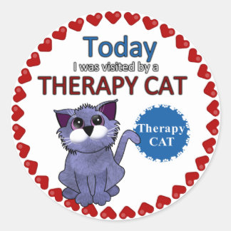 Therapy Dog Souvenir Sticker