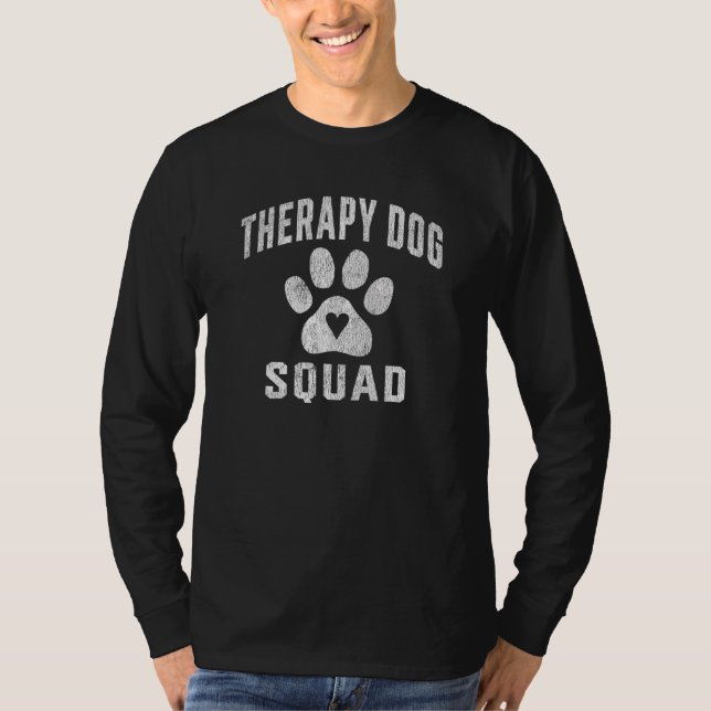 Therapy Dog Team Handler Animal Assisted Therapy D T-Shirt (Front)