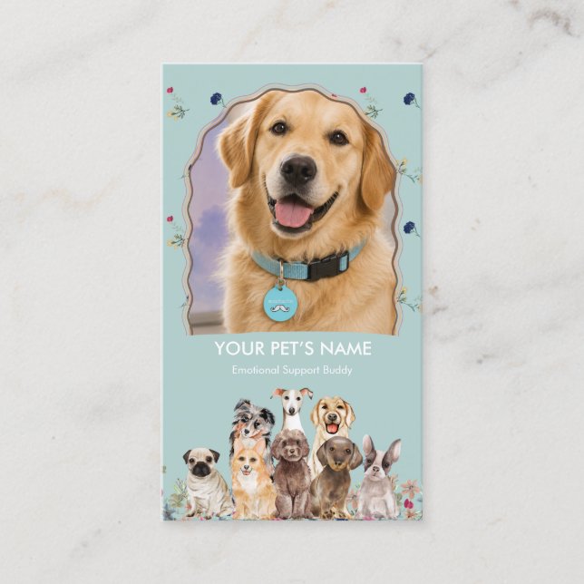 Therapy Dog Trading Business Card (Front)