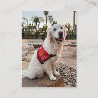 Therapy Dog Trading Card for Therapy Dog Visits