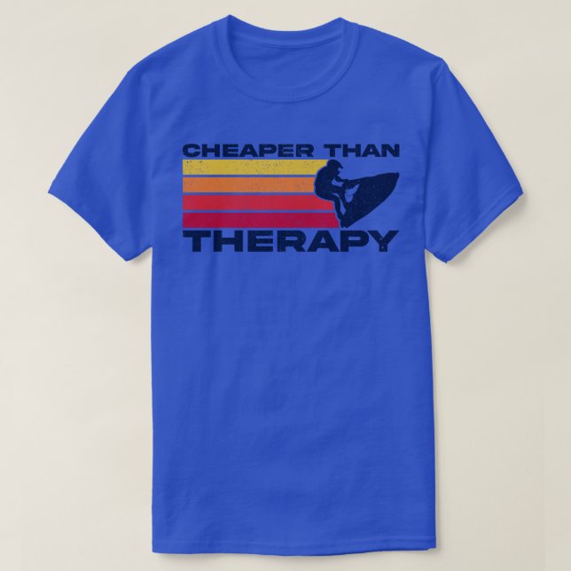 Therapy for Jet Ski Lover V2 T-Shirt (Design Front)