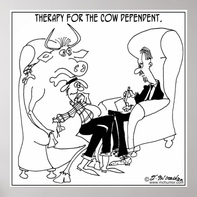 Therapy For The Cow Dependant Poster (Front)