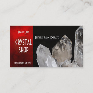 Therapy Healing Crystals  - Quartz Crystals Business Card