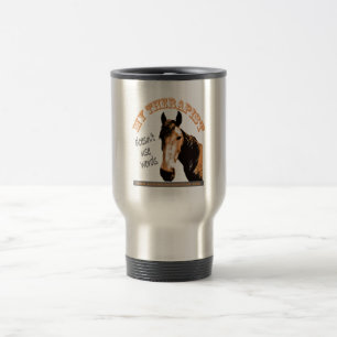 Therapy Horse Travel Mug