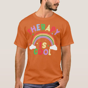 Therapy Is Cool Se Rainbow Mental Health Women T-Shirt