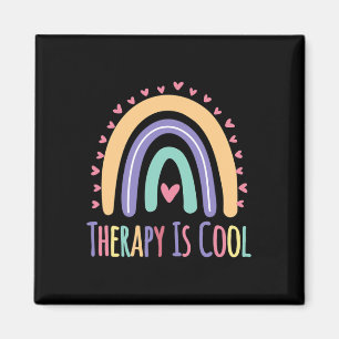 Therapy Is Cool Self Care Mental Health Awareness Magnet