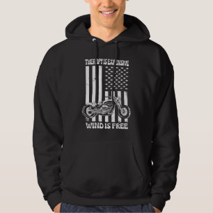 Therapy Is Expensive Wind Is Free Sarcastic Biker Hoodie