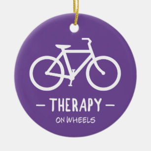 Therapy On Wheels Ceramic Tree Decoration