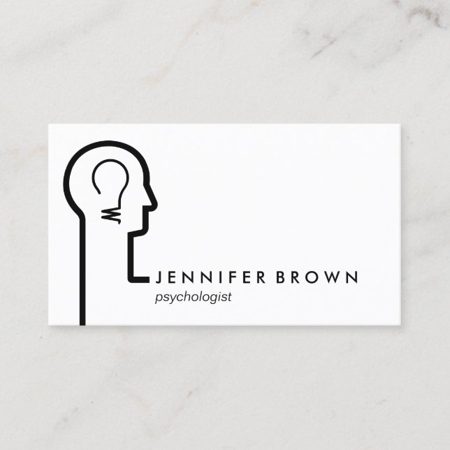 Therapy psychologist business card (Front)