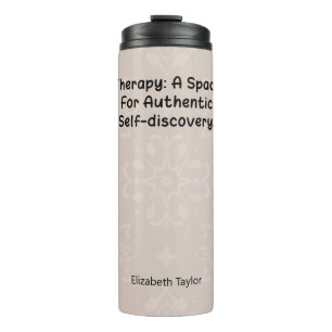 Therapy: Space for Authentic Self Discovery Thermal Tumbler