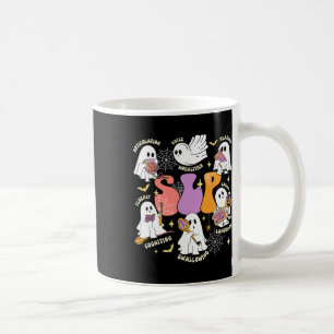 Therapy Spooky Slp Halloween Cute Ghost Coffee Mug