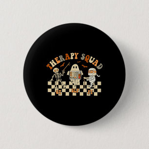 Therapy Squad Halloween Speech Physical 6 Cm Round Badge