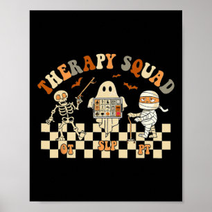 Therapy Squad Halloween Speech Physical Poster
