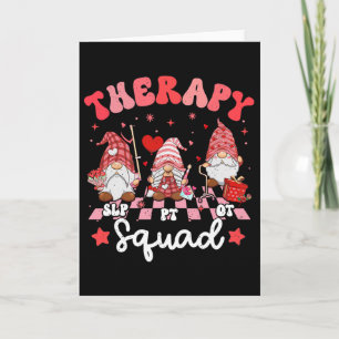 Therapy Squad Slp Ot Pt Valentine's Day Rehab Team Card