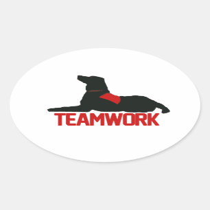 (Therapy) Teamwork Red Stickers
