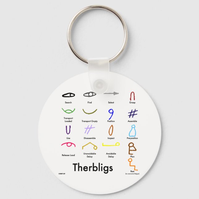 Therbligs Key Ring (Front)