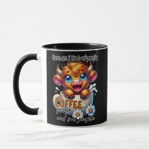 There Are 2 Kinds of People Coffee People and Sad Mug