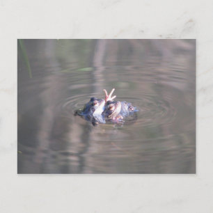 There are 3 of us in this relationship postcard