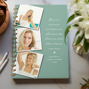 There are Dreamers' Quote Photo Collage Planner
