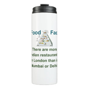 There Are More Indian Restaurants - Food Fact Thermal Tumbler